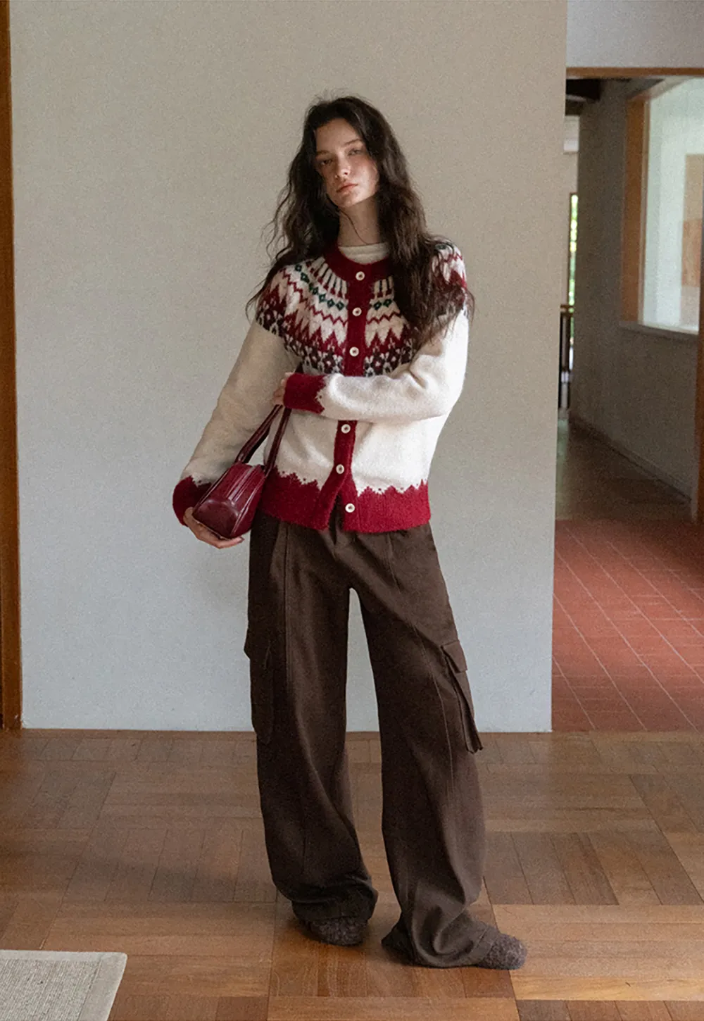 Fair Isle Knit Sweater