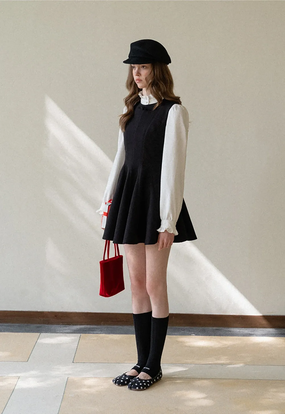 A-Line Dress with Bow Detail