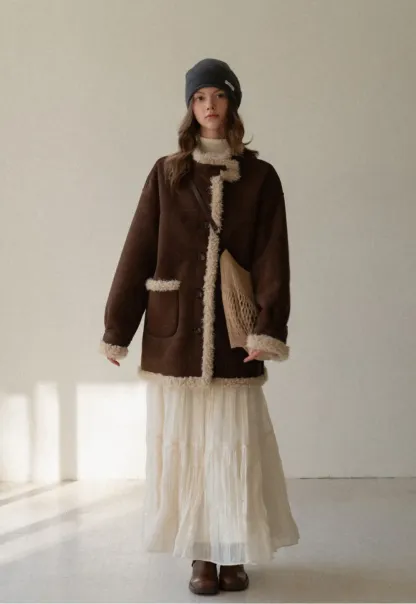 Tiered Crinkle Maxi Skirt