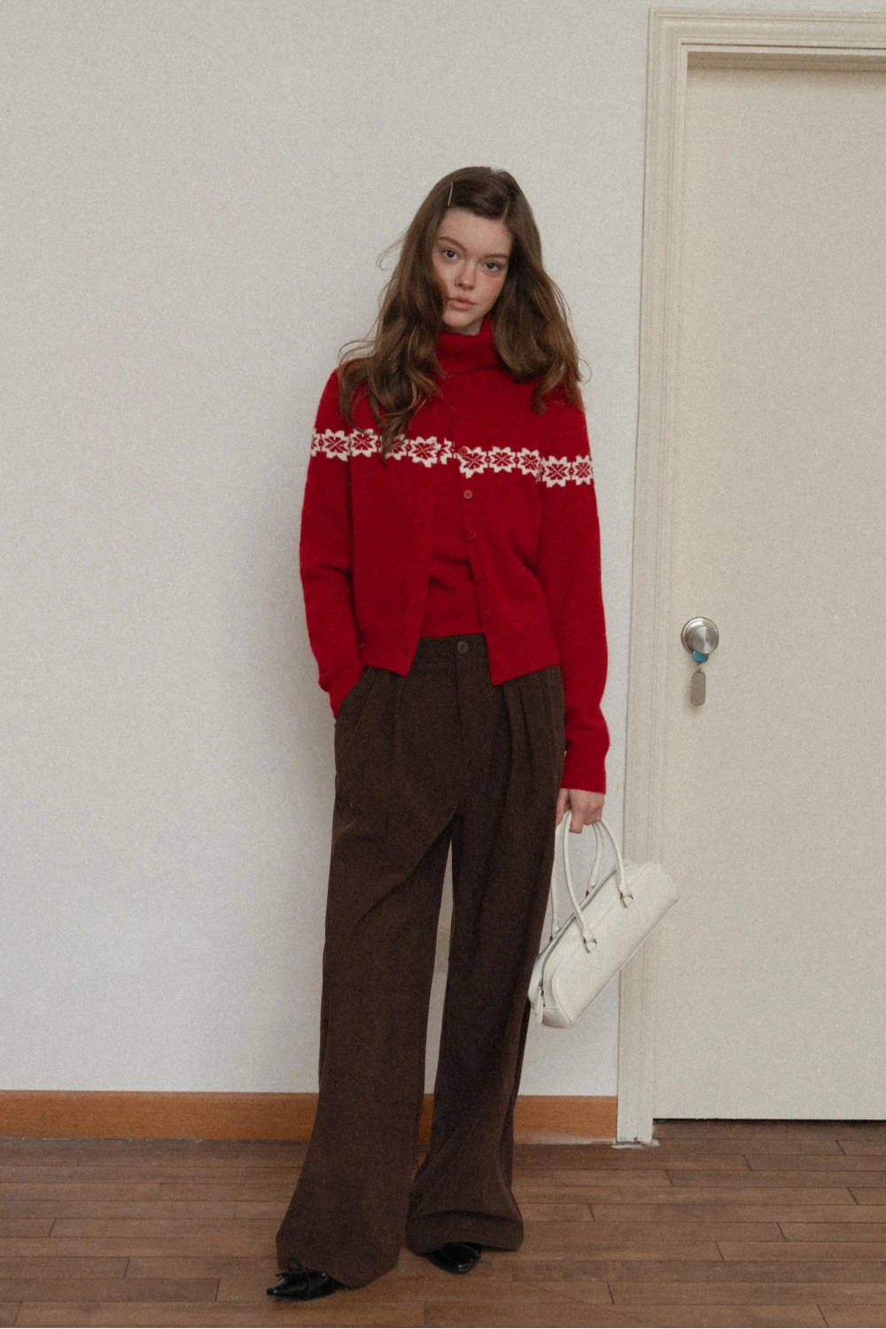 Fair Isle Sweater & Cardigan Set