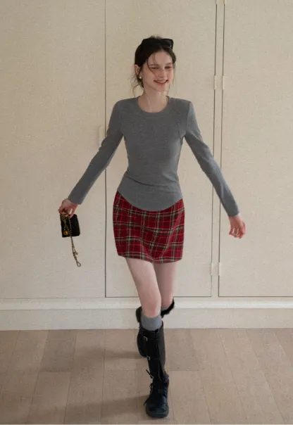 Women Classic Long Sleeve Top