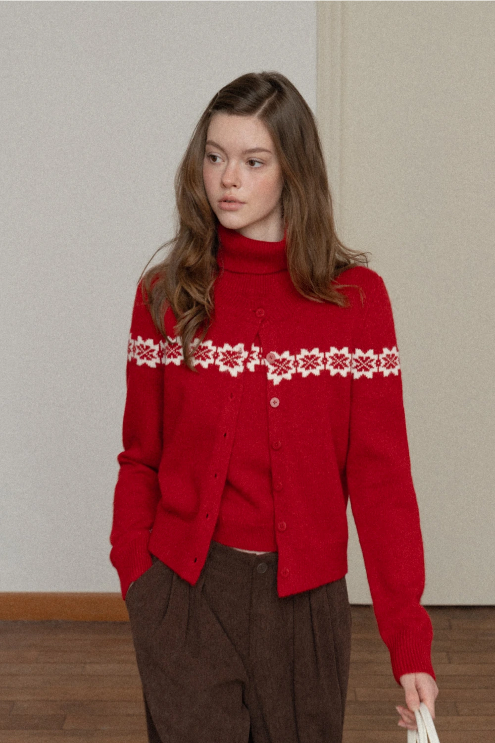 Fair Isle Sweater & Cardigan Set