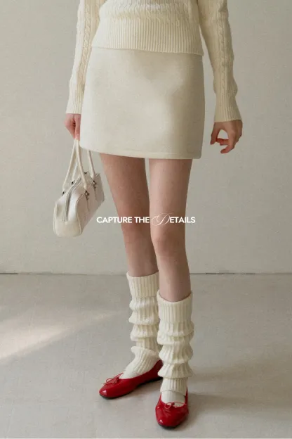 Basic A-Line Wool Skirt