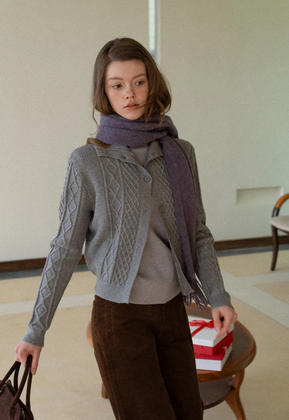 Women Corduroy Wide Leg Pants