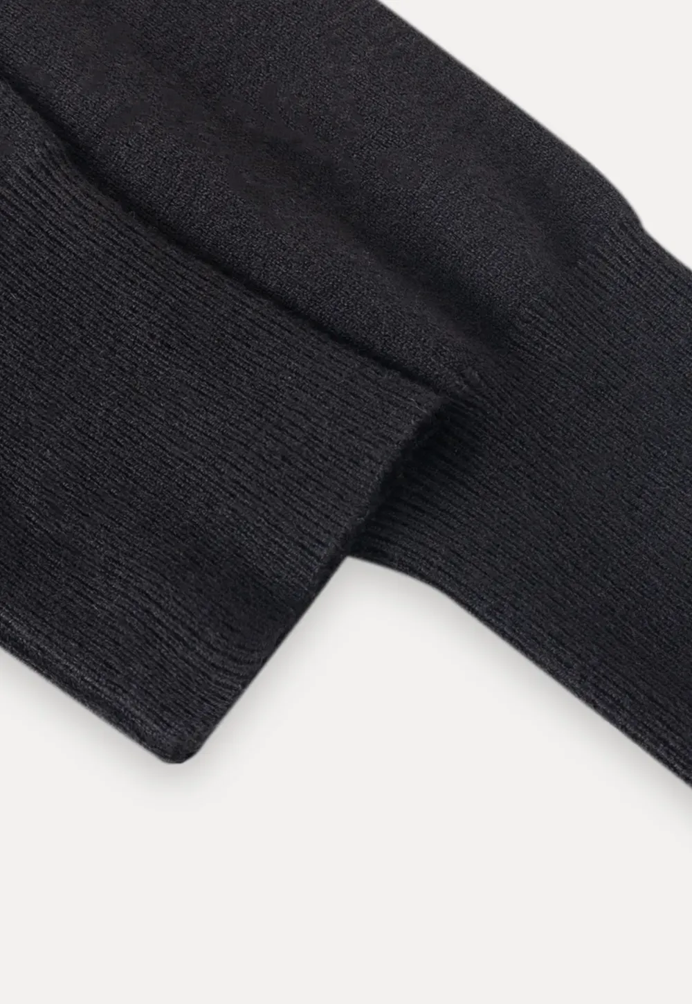 Collar Detail Knit Sweater with Side Button Hem