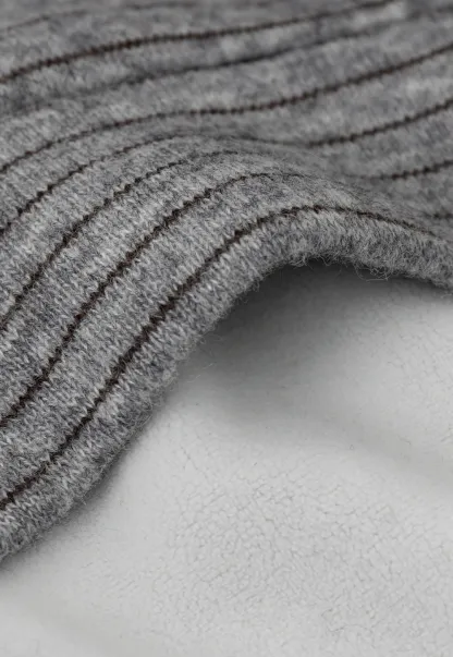 Women Striped Half-Zip Pullover Sweatshirt