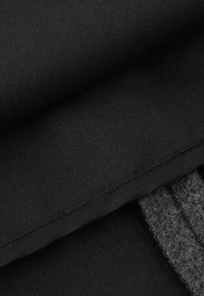 Wool Belted A-Line Mini Skirt in Charcoal