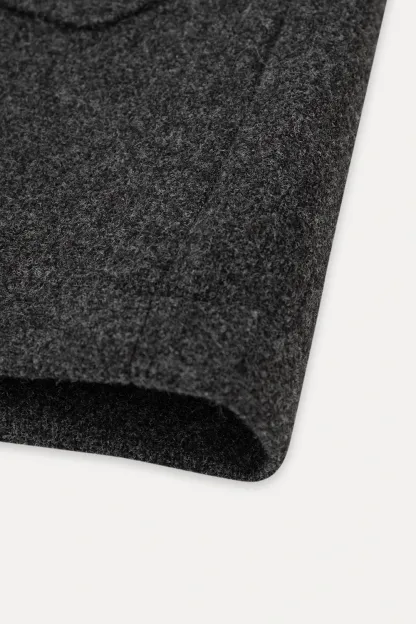 Cozy Wool Shorts with Big Pockets