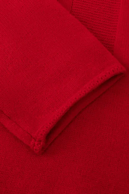 Chic Bow Tie Round Neck Sweater