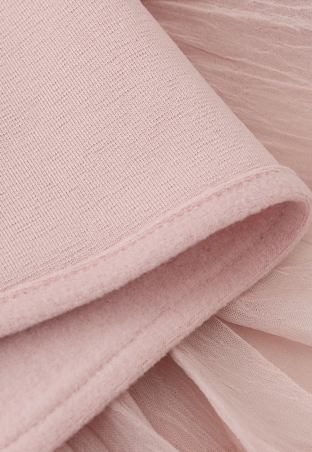 Tiered Crinkle Maxi Skirt