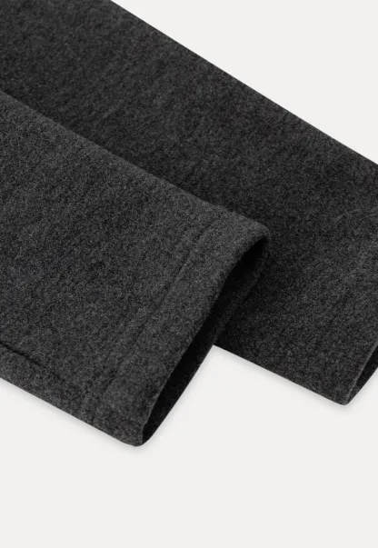 Women Long Sleeve Maxi Dress in Dark Gray