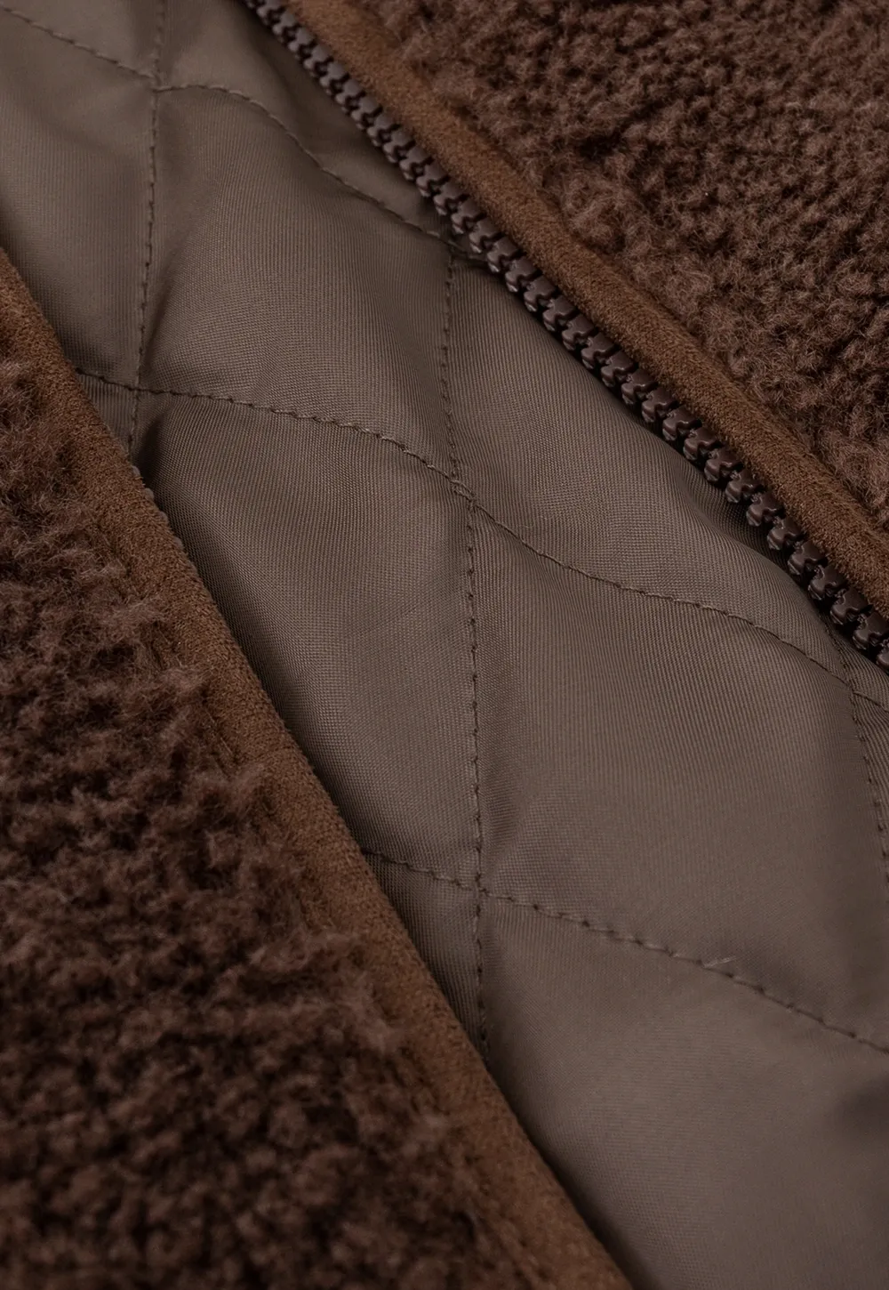 Zip-Up Fleece Jacket with Drawstring Waist