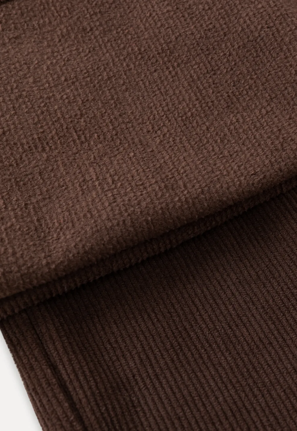 Pleated Wide-Leg Corduroy Pants