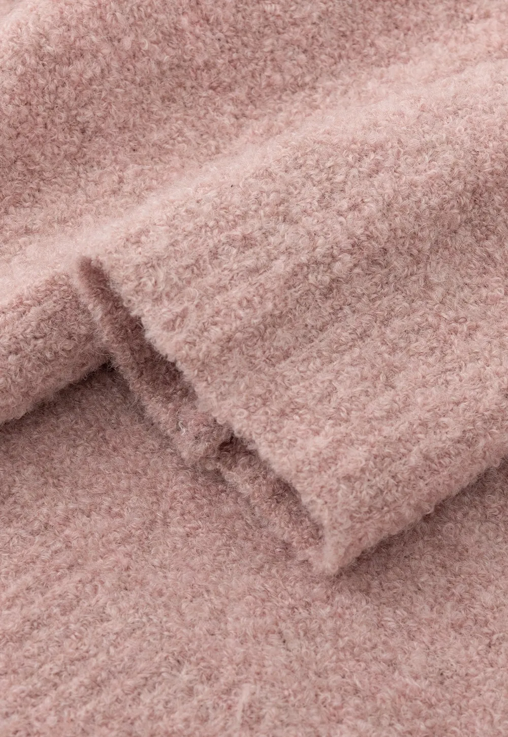 Oversized Turtleneck Knit Sweater