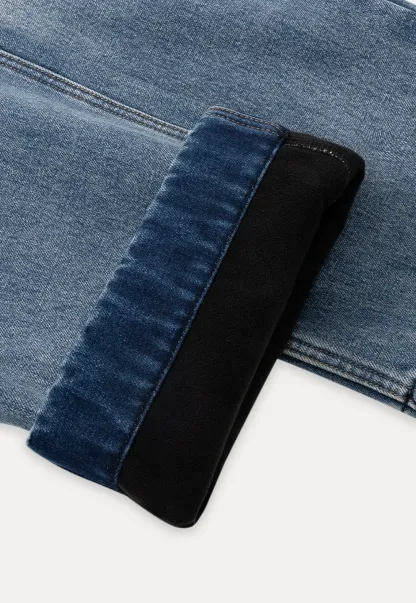 Women Wide-Leg High-Waisted Denim Jeans