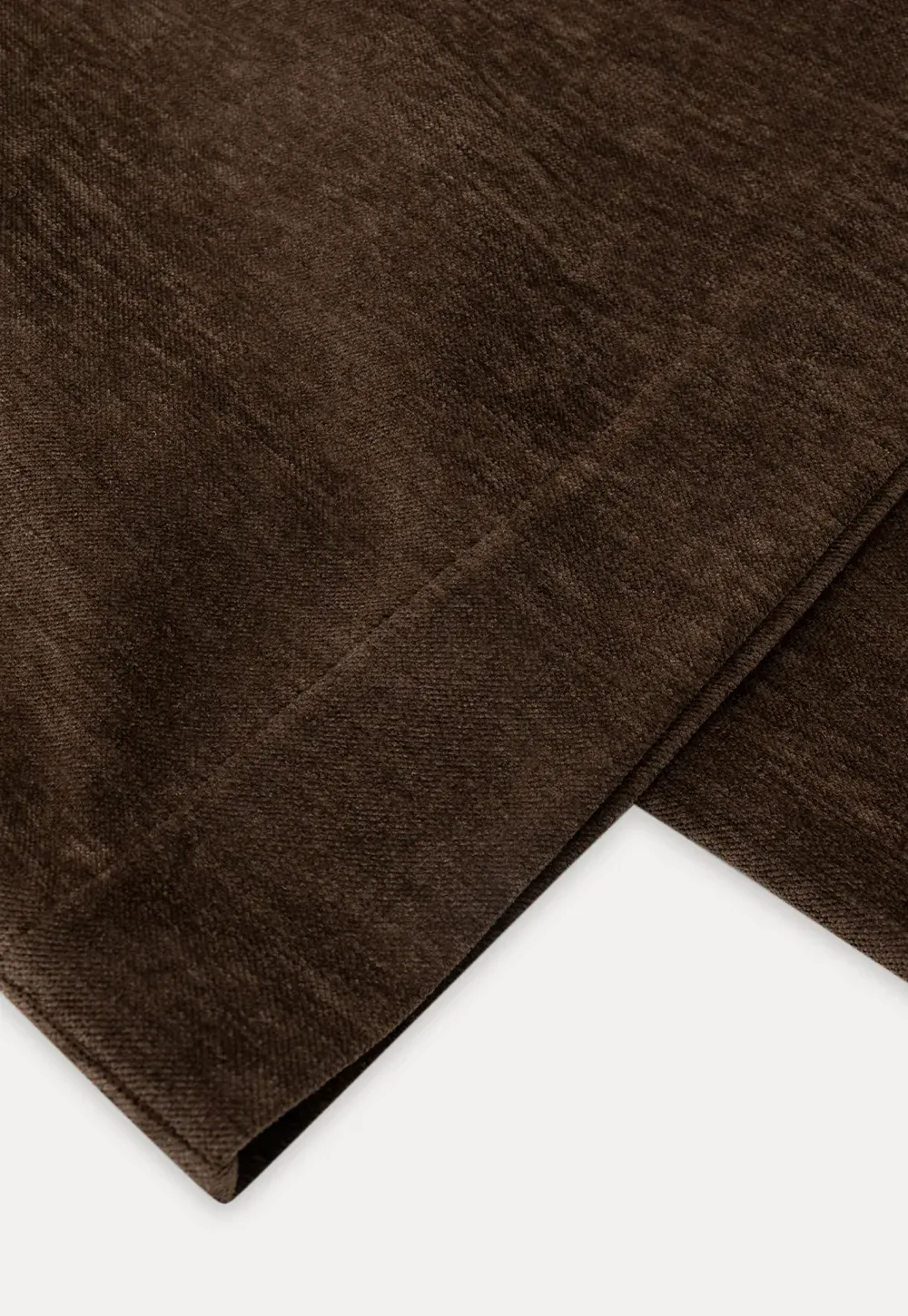 Velvet Wide-Leg Trousers