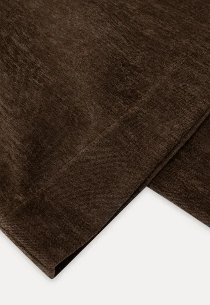 Velvet Wide-Leg Trousers