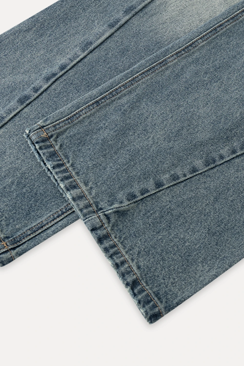 Wide-Leg Denim Jeans