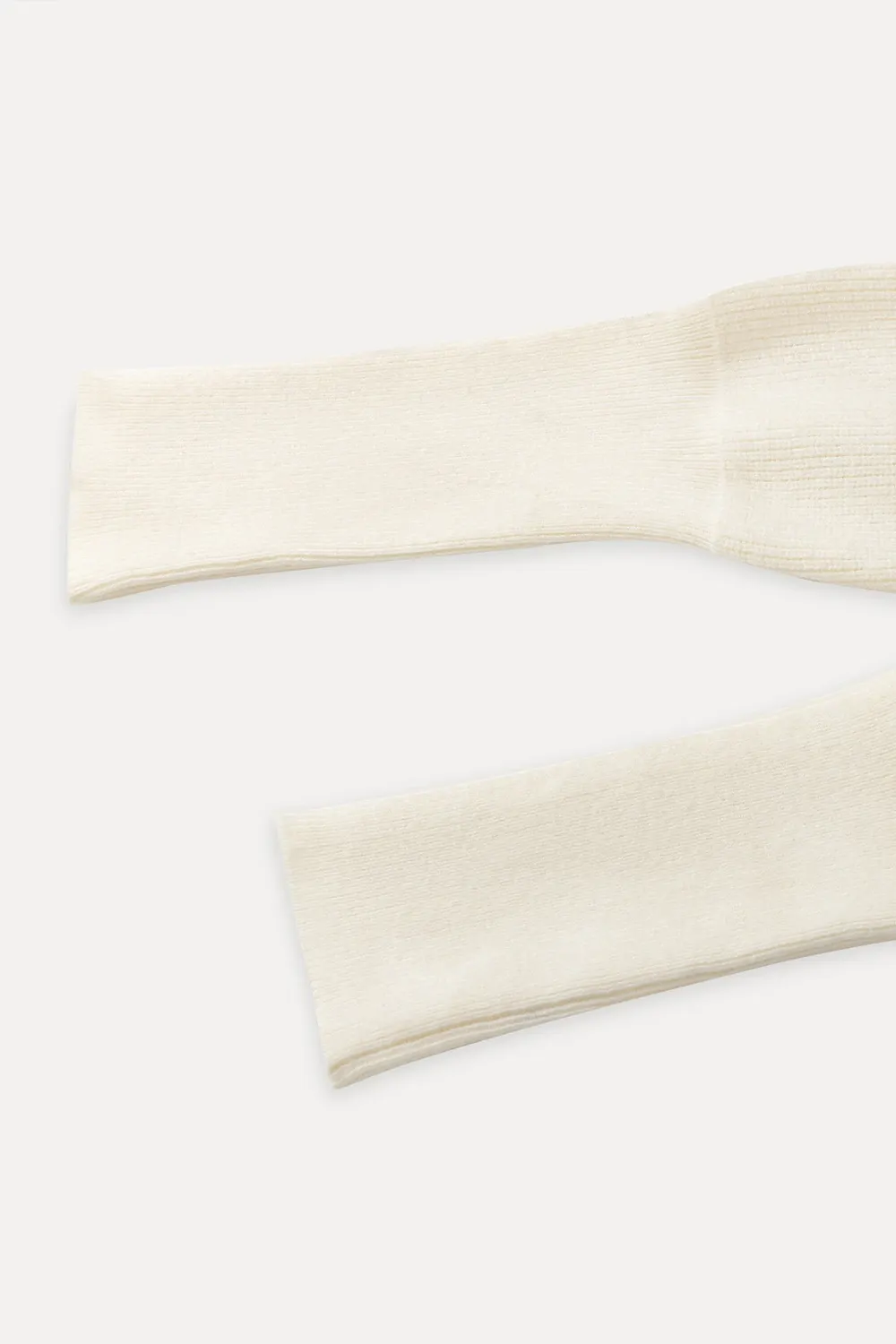 Elegant Knit Top & Flared Skirt Set