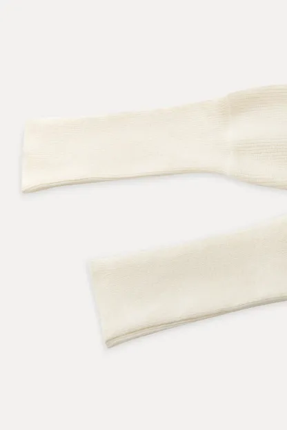 Elegant Knit Top & Flared Skirt Set