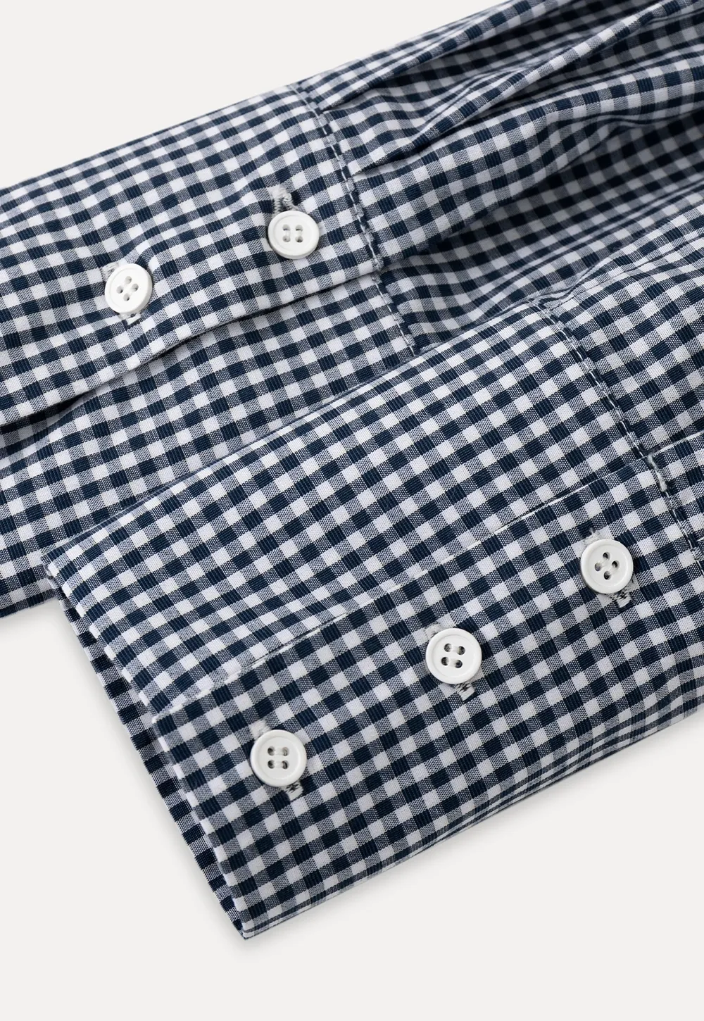 Women Classic Gingham Checkered Button-Up Shirt