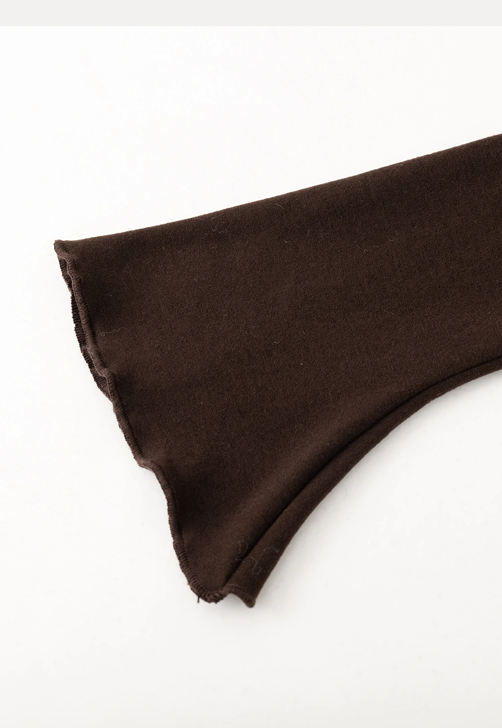 Chic Brown Velvet Mini Dress with Bell Sleeves