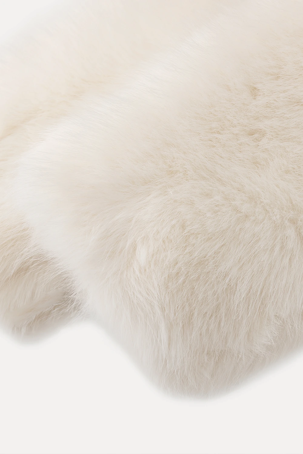 Plush Faux Fur Jacket Buttons