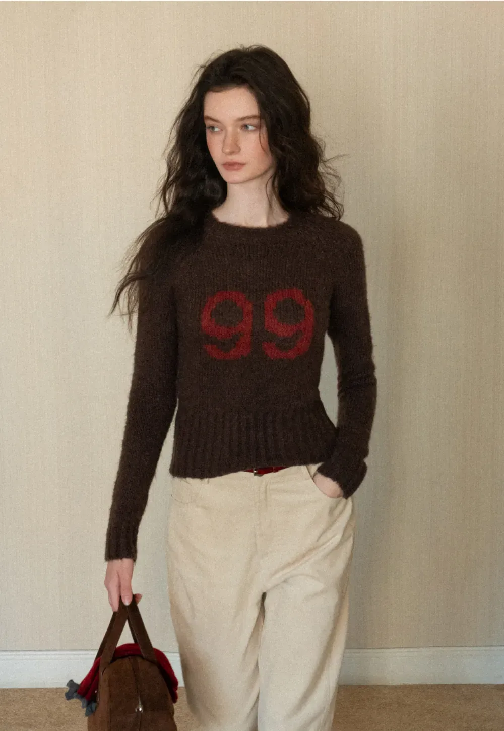 Wide-Leg Corduroy Pants