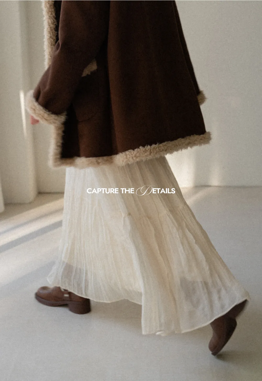 Tiered Crinkle Maxi Skirt