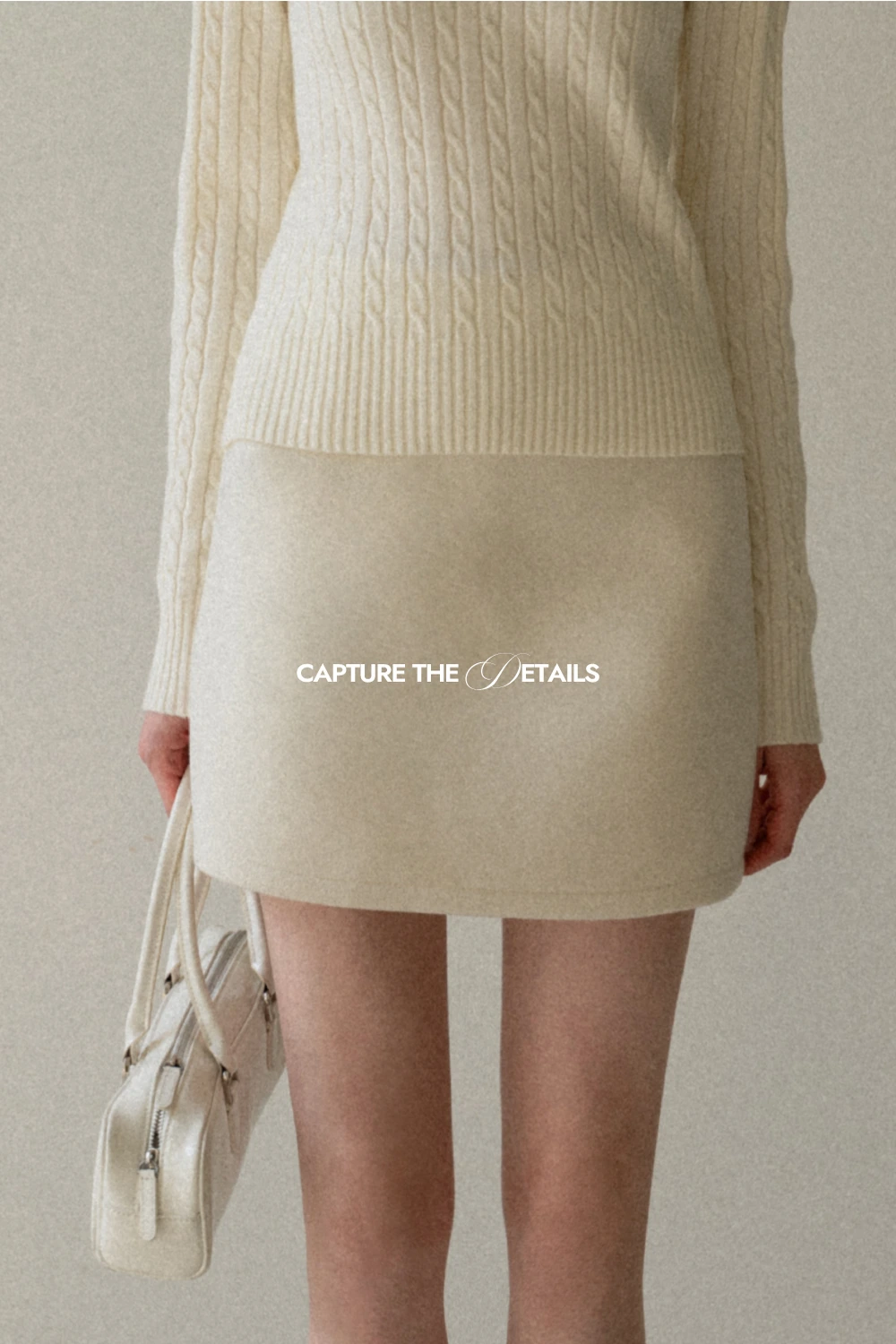 Basic A-Line Wool Skirt