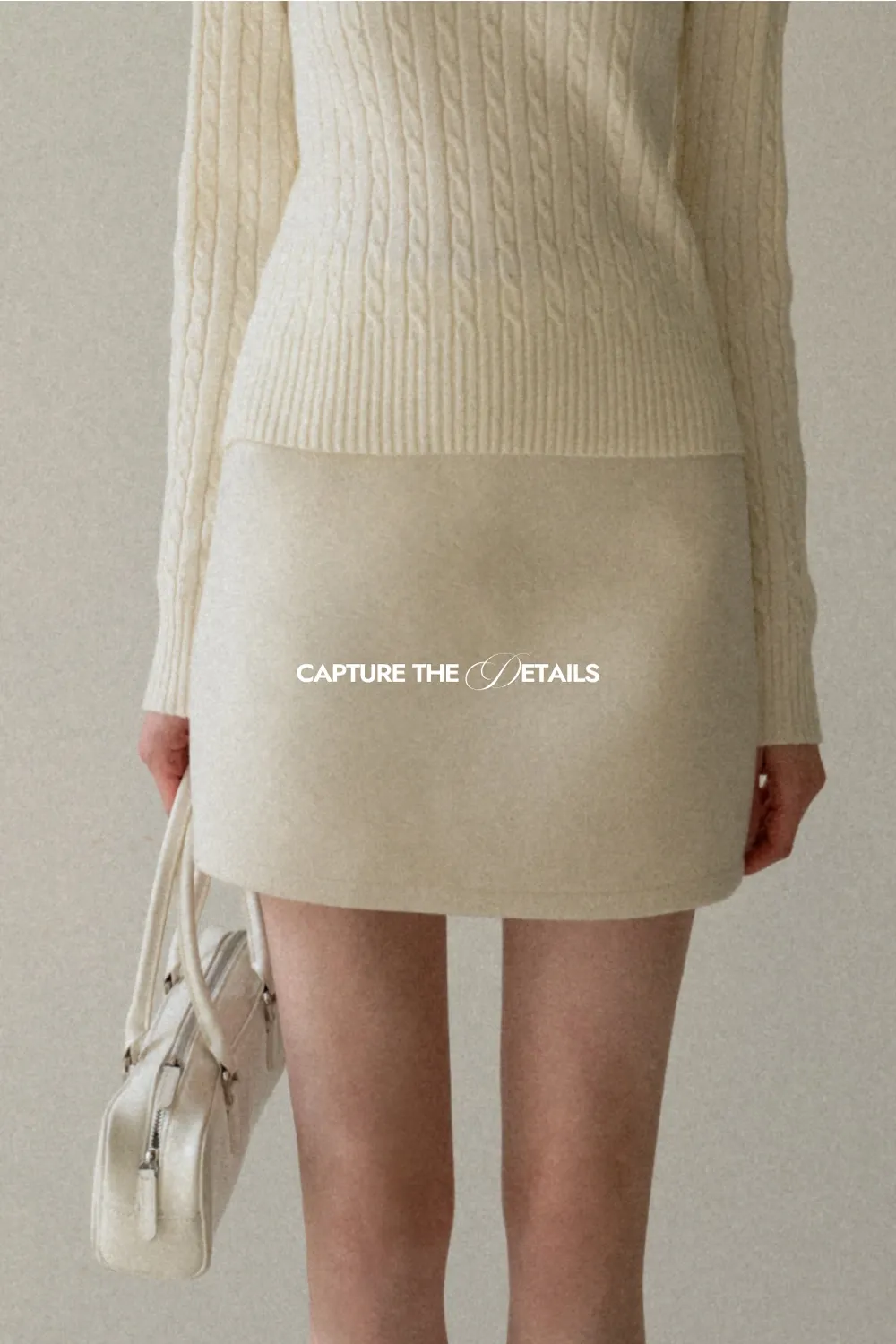 Basic A-Line Wool Skirt