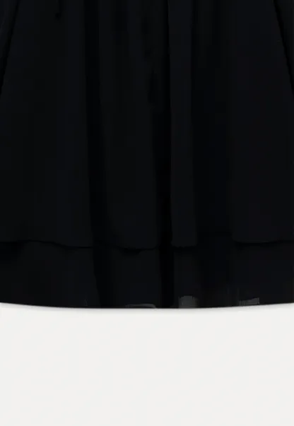 Women’s Off-Shoulder Black Blouse