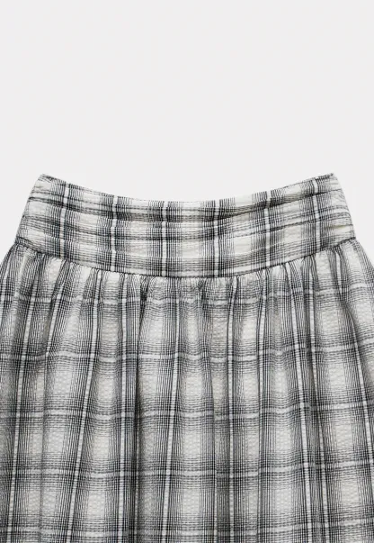Women's Plaid Pleated Skirt