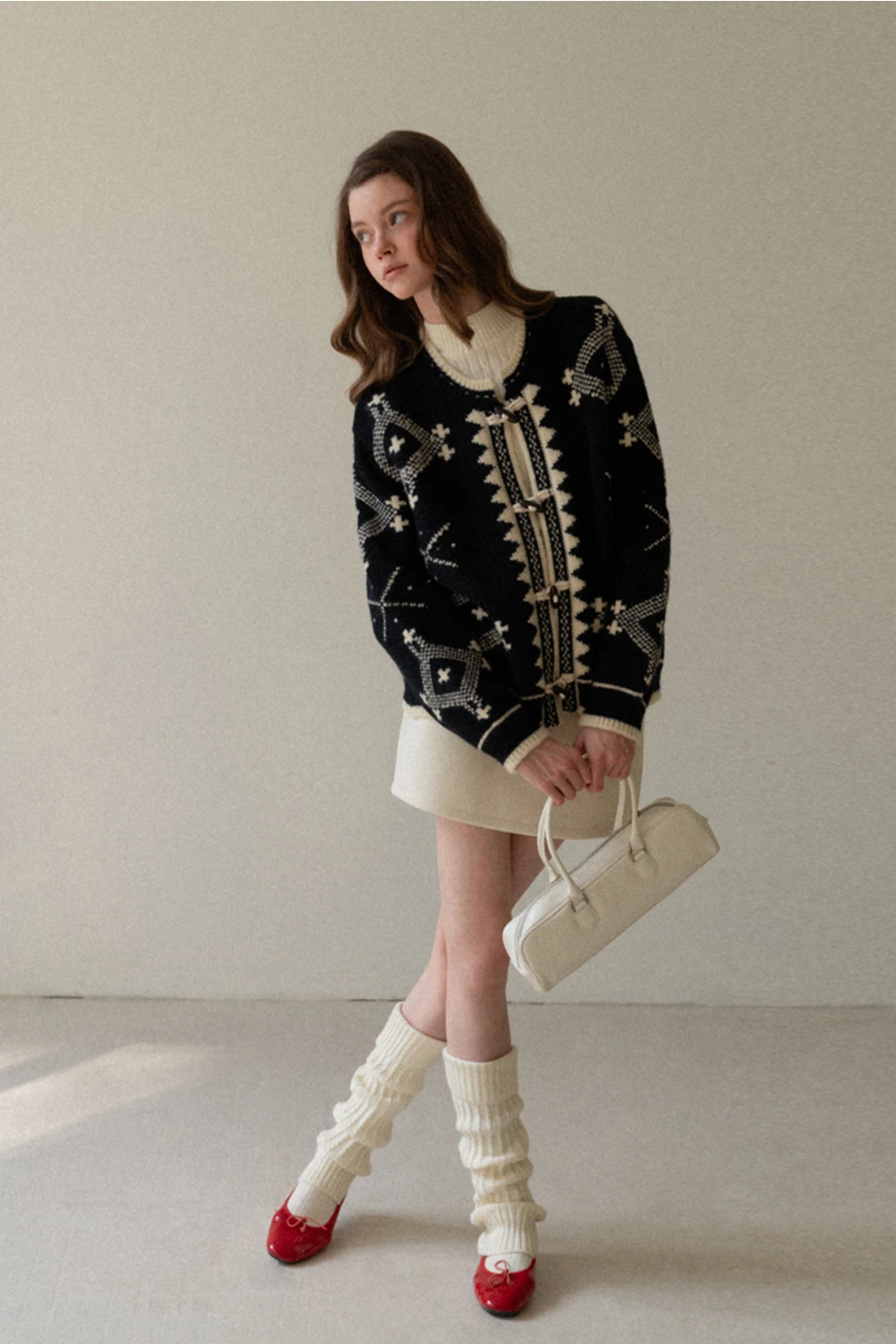 Basic A-Line Wool Skirt