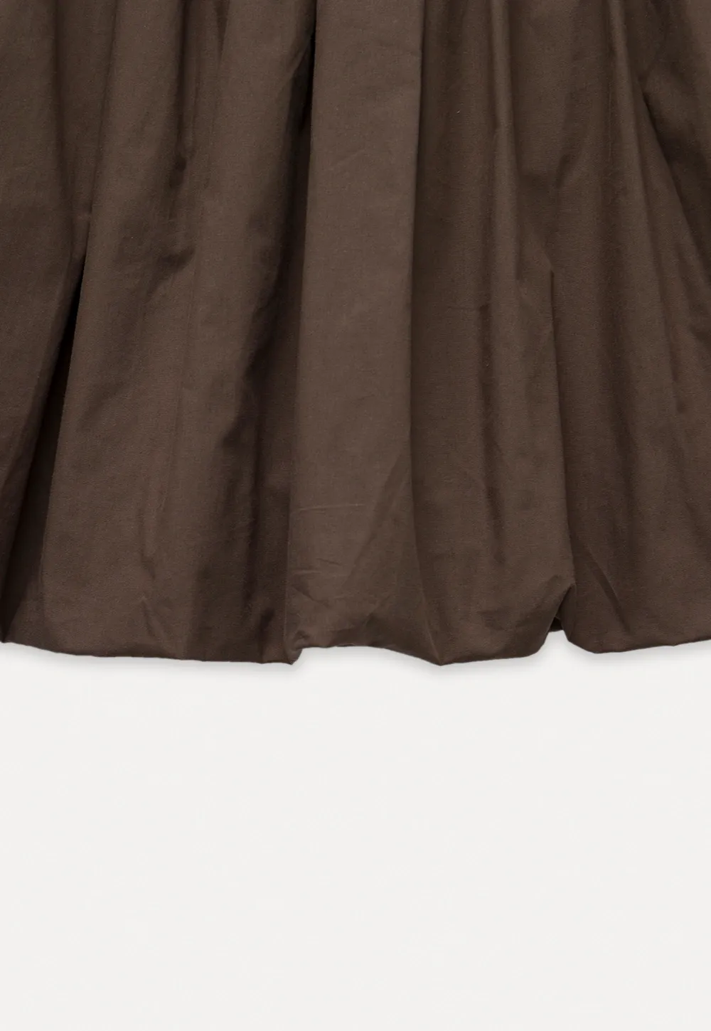 Drawstring Balloon Mini Skirt