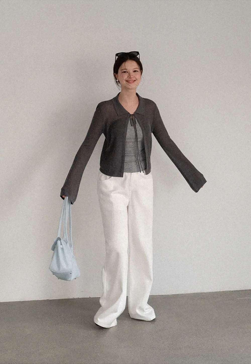 Ruched Front Strapless Tank Top