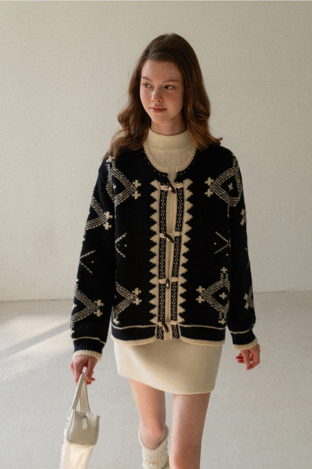 Basic A-Line Wool Skirt