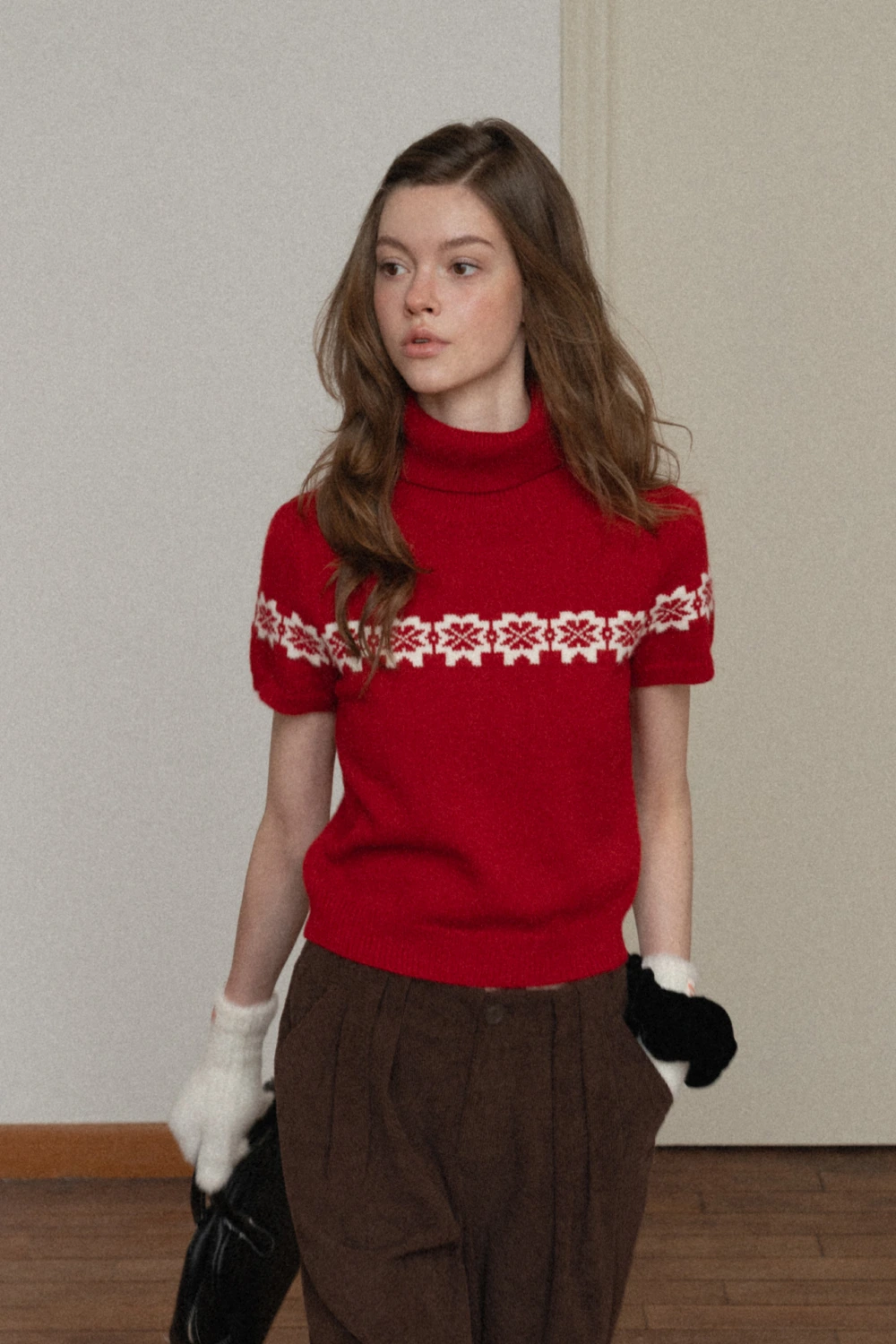 Fair Isle Sweater & Cardigan Set