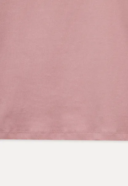 Slim Fit Contrast Letter Tee for Women