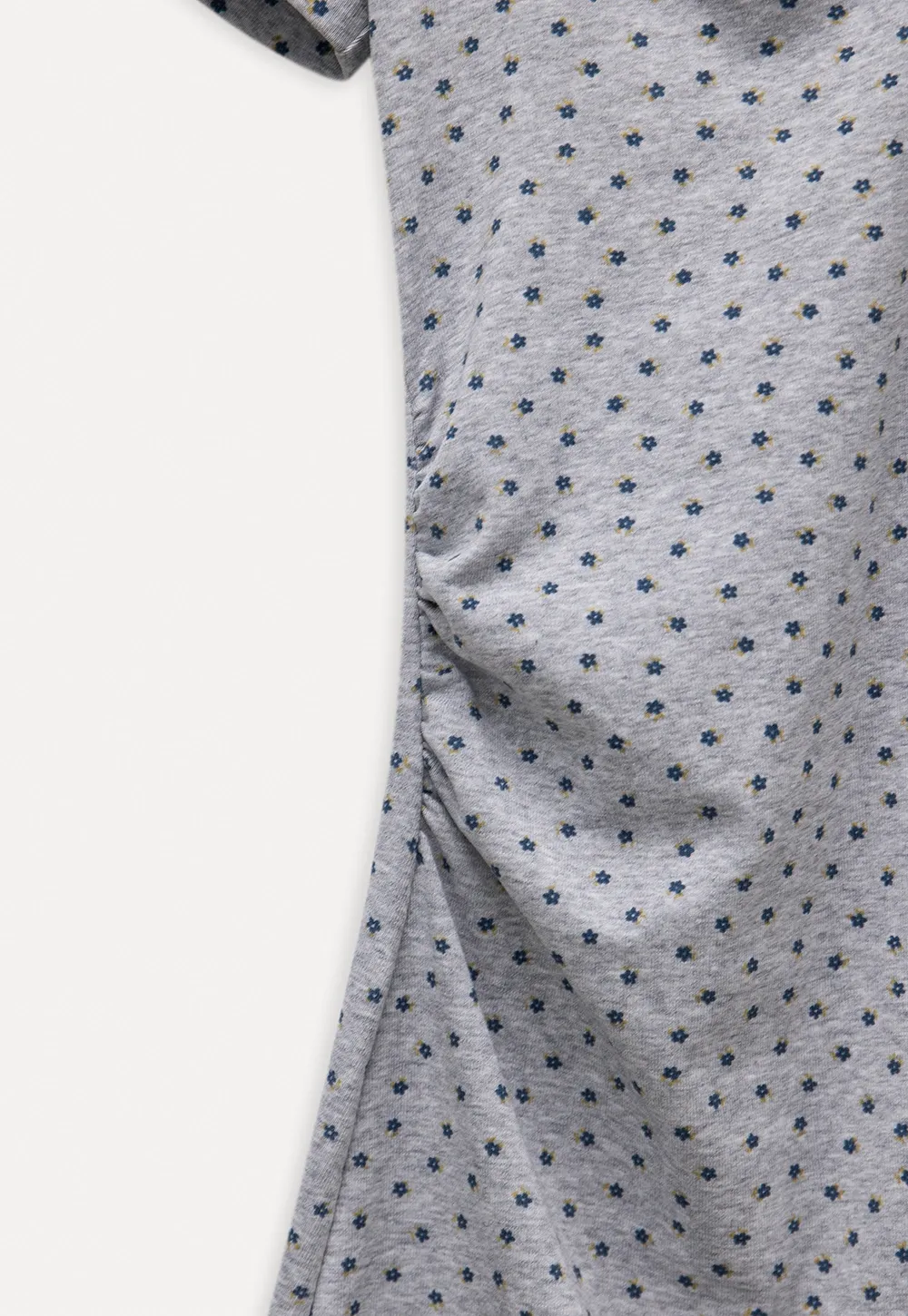 Collared Ruched Mini Dress