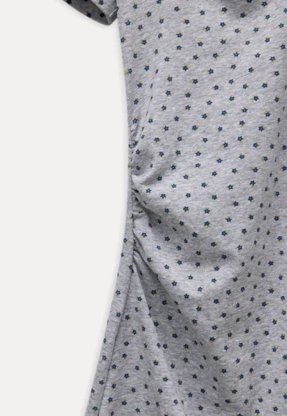 Collared Ruched Mini Dress