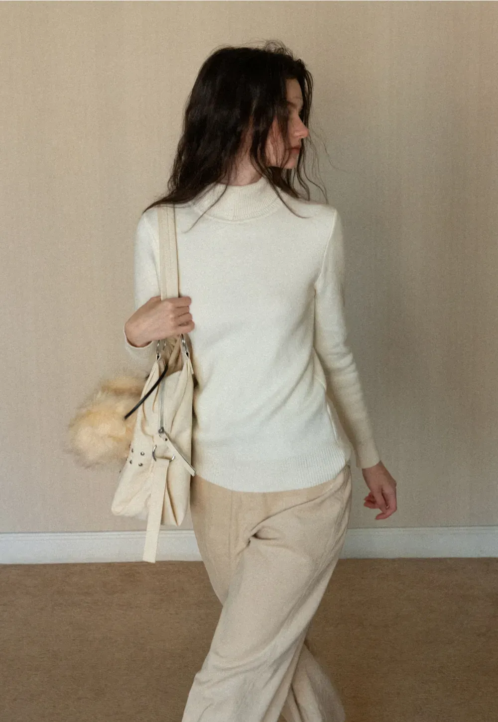 Wide-Leg Corduroy Pants