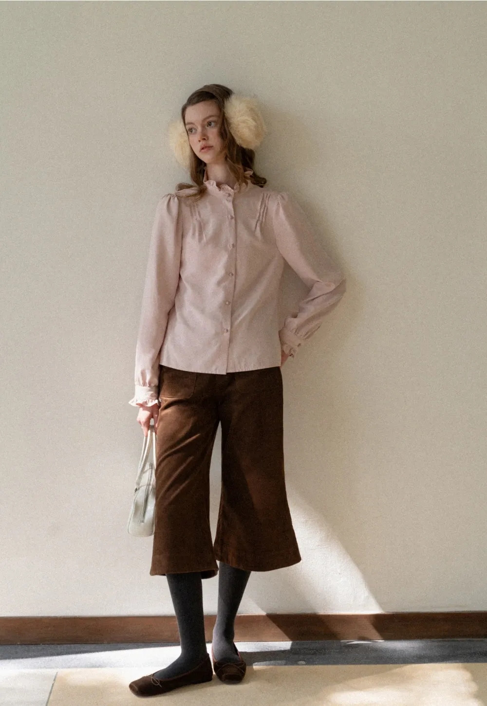 Women Corduroy Wide Leg Pants