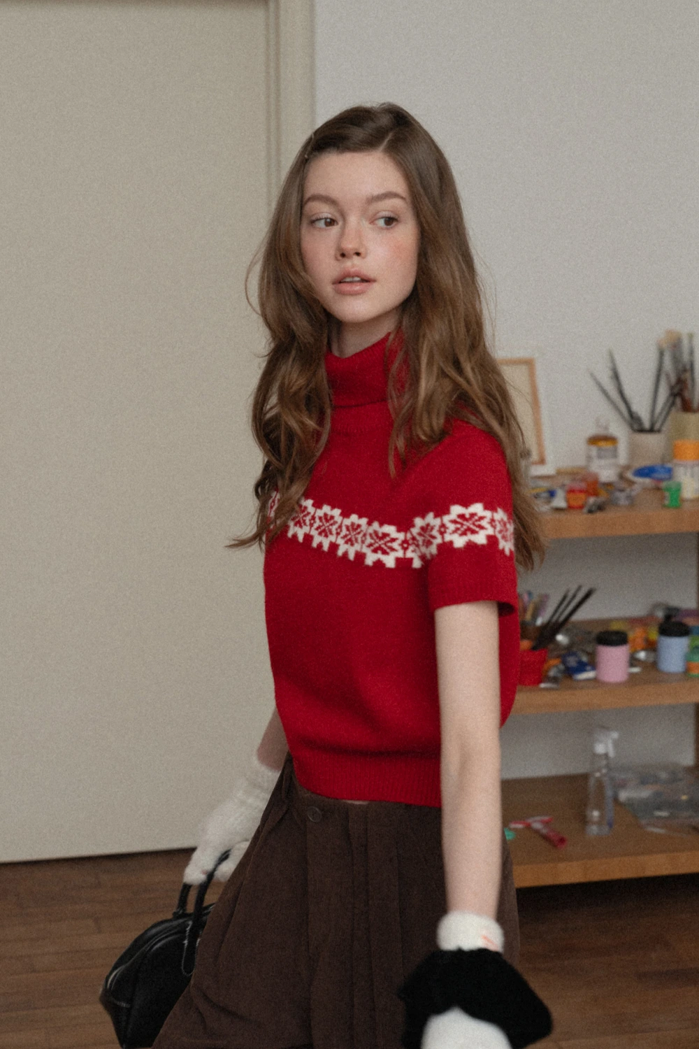 Fair Isle Sweater & Cardigan Set