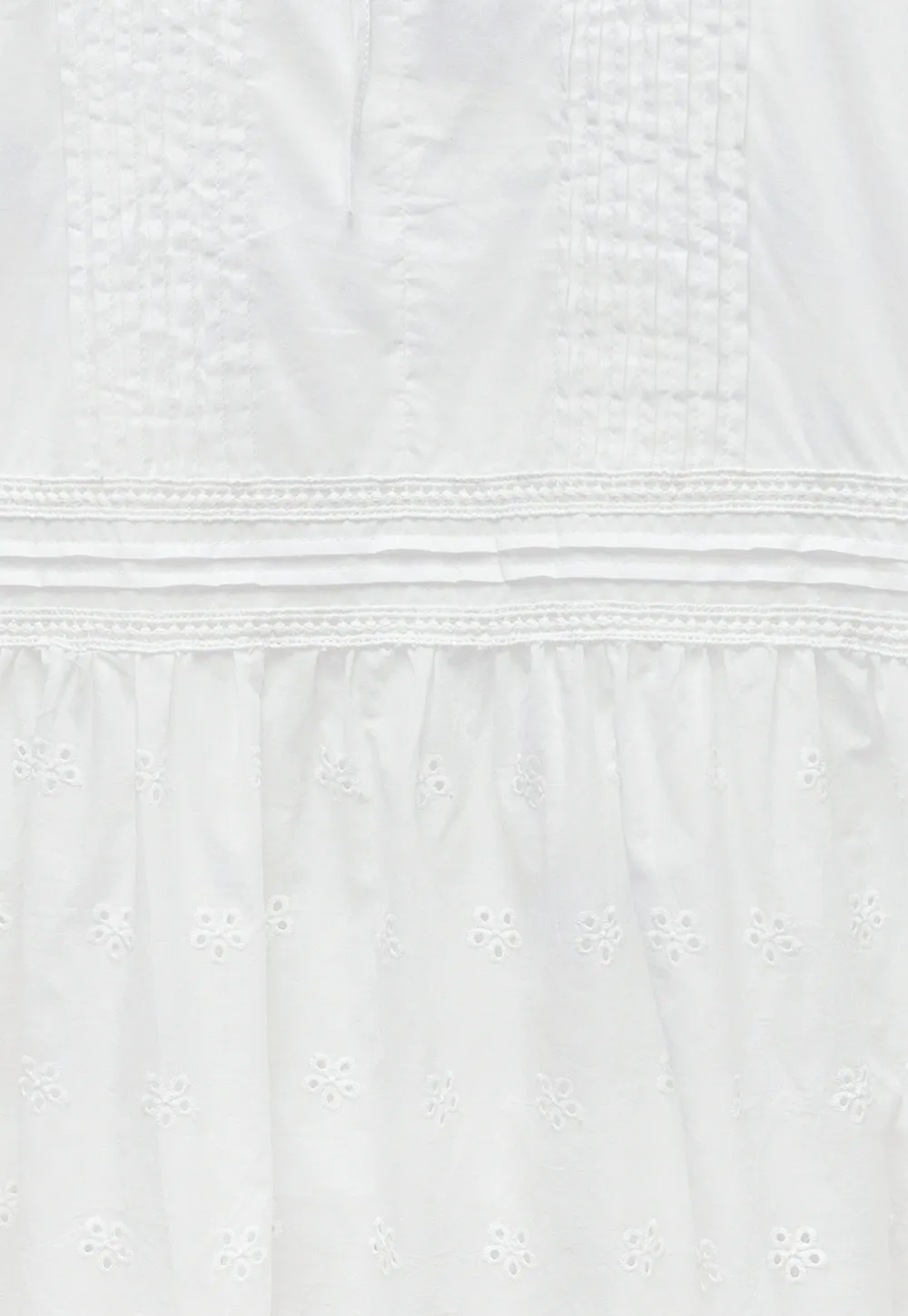 Women’s Eyelet Lace Babydoll Tunic