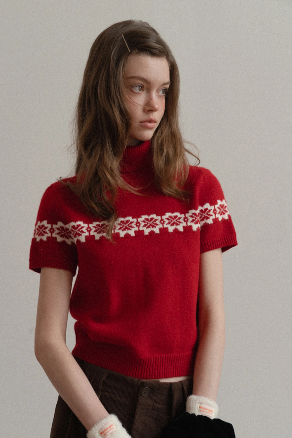 Fair Isle Sweater & Cardigan Set