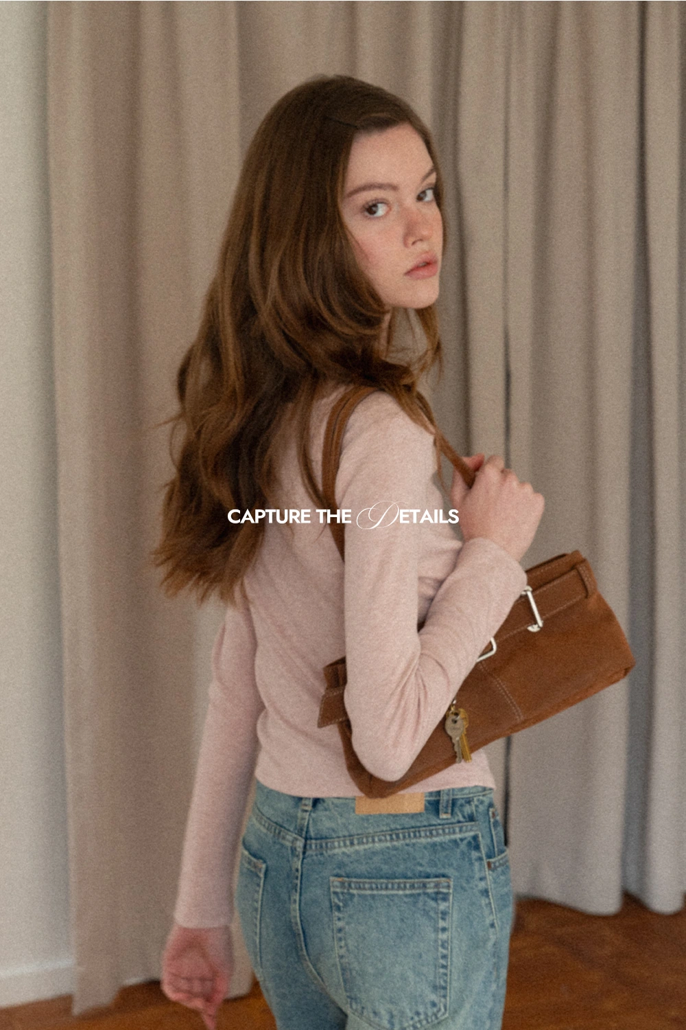 Womens Long Sleeve Drape Neck Top