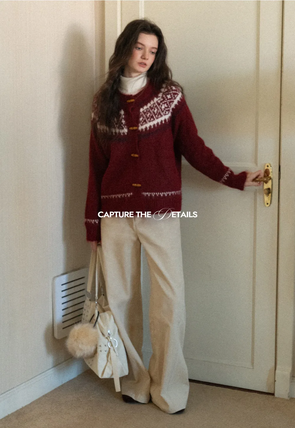 Wide-Leg Corduroy Pants