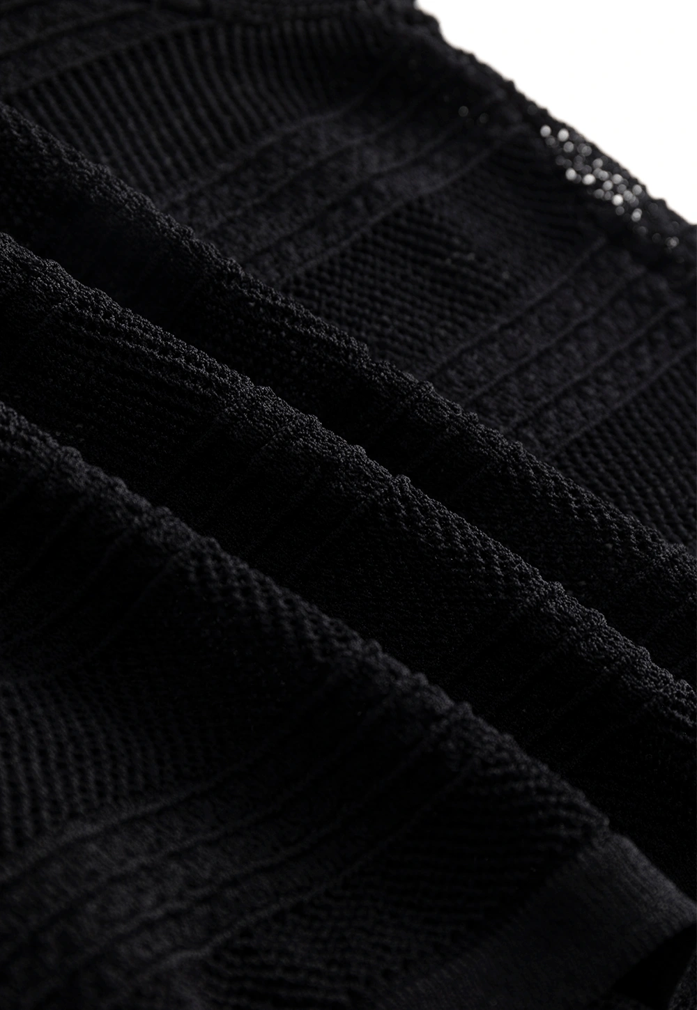 Women's Hollow Out Knit Long Sleeve Cardigan