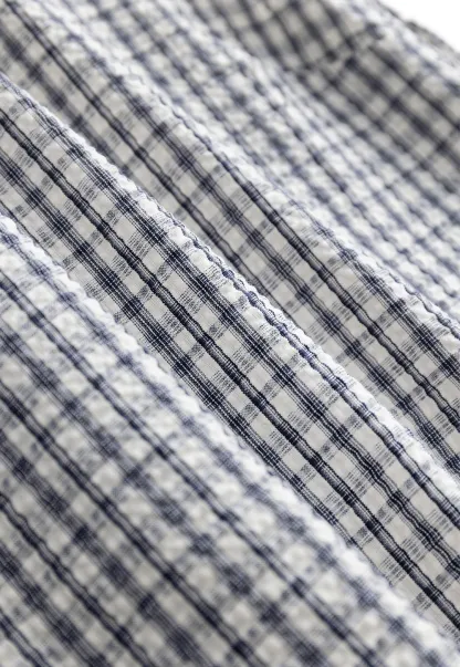 Vintage Gingham Sleeveless Blouse
